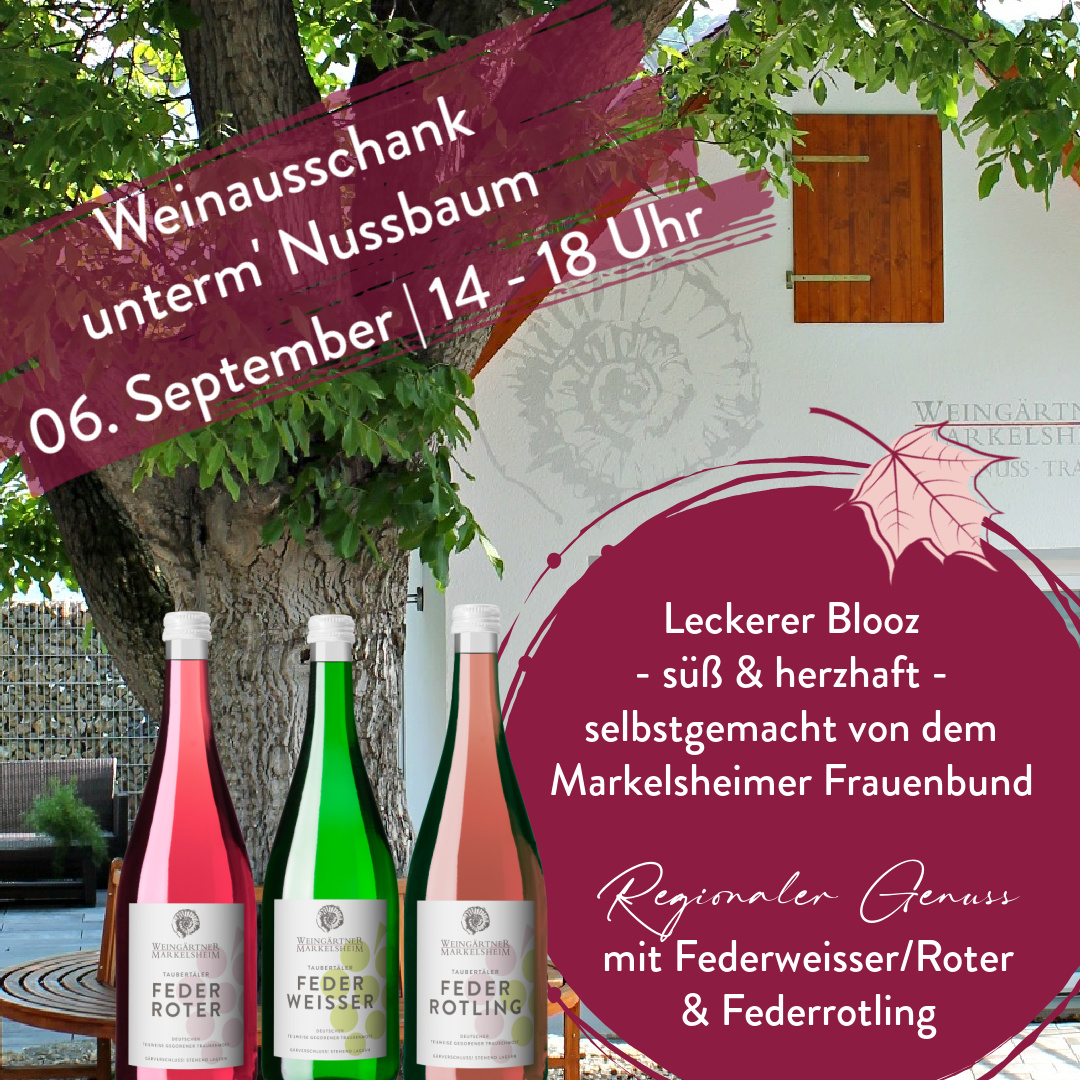 Weinausschank unterm' Nussbaum